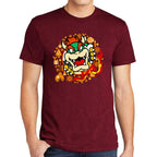 Playera Bowser Mario Bross Navidad Algodón Premium #0002967