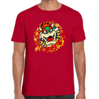 Playera Bowser Mario Bross Navidad Algodón Premium #0002967