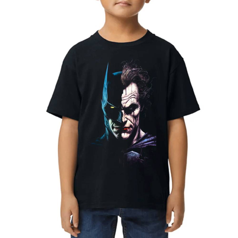 Playera de Niño Batman y Joker DC Algodón Premium #0002969