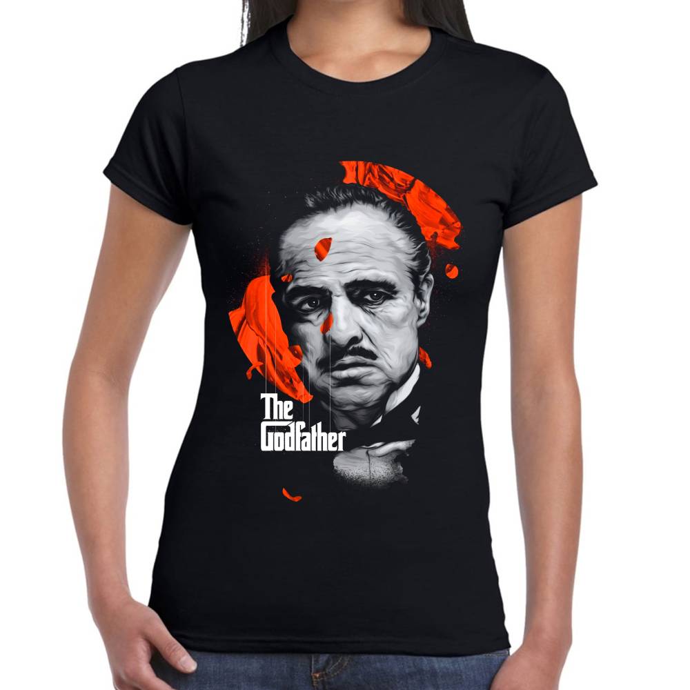 Playera Vito Corleone The Godfather Algodón Premium #0002970 Imagen secundaria del producto