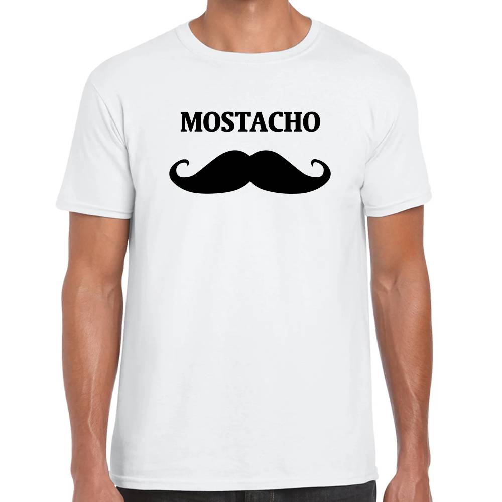 Playera Mostacho Bigote Algodón Premium #0002971