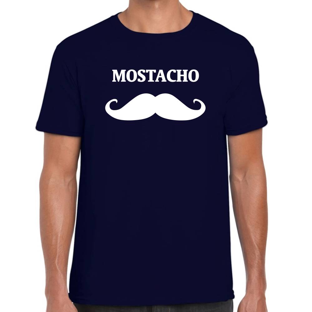 Playera Mostacho Bigote Algodón Premium #0002971