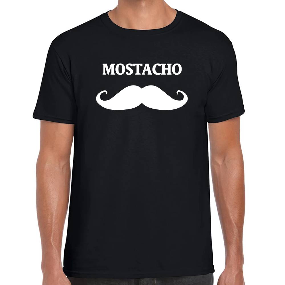 Playera Mostacho Bigote Algodón Premium #0002971 Imagen principal del producto