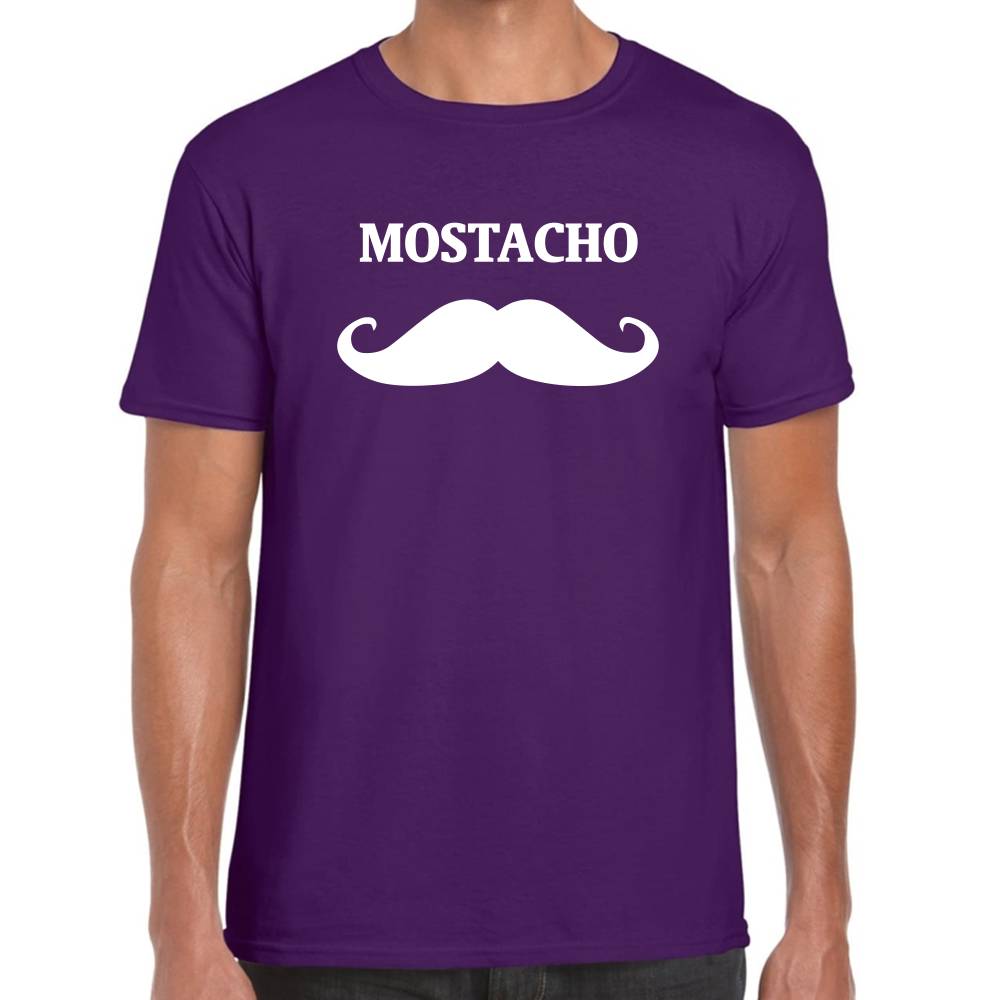 Playera Mostacho Bigote Algodón Premium #0002971