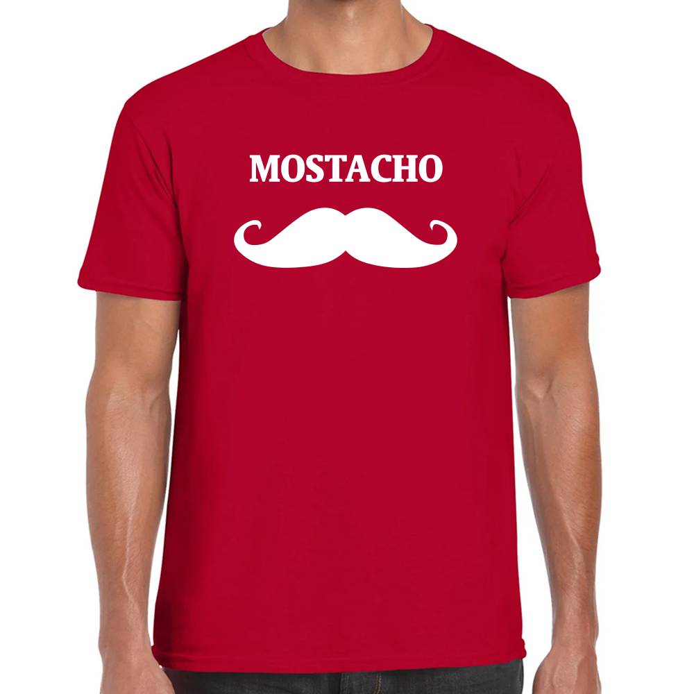 Playera Mostacho Bigote Algodón Premium #0002971