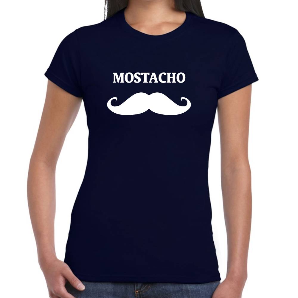 Playera Mostacho Bigote Algodón Premium #0002971
