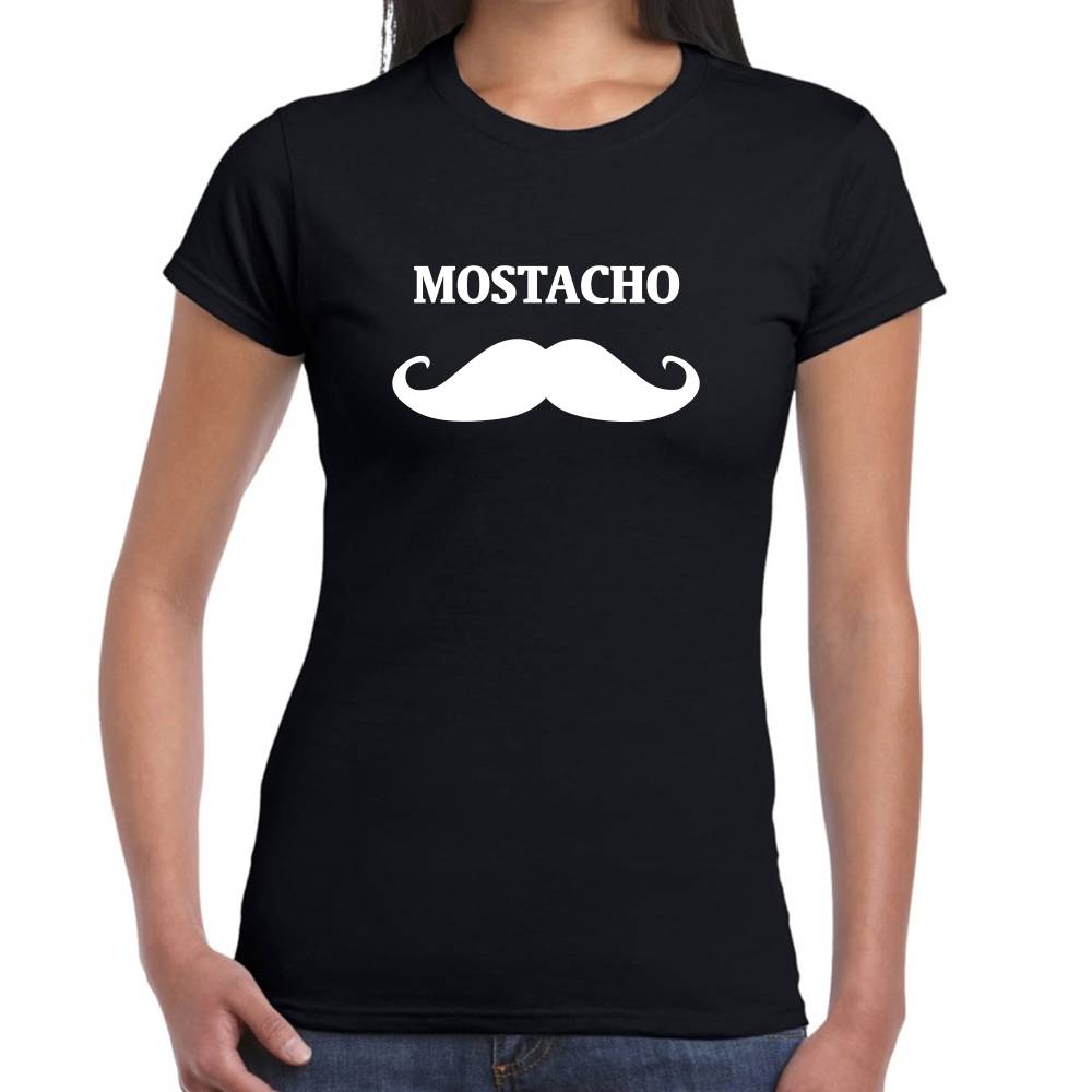 Playera Mostacho Bigote Algodón Premium #0002971 Imagen secundaria del producto