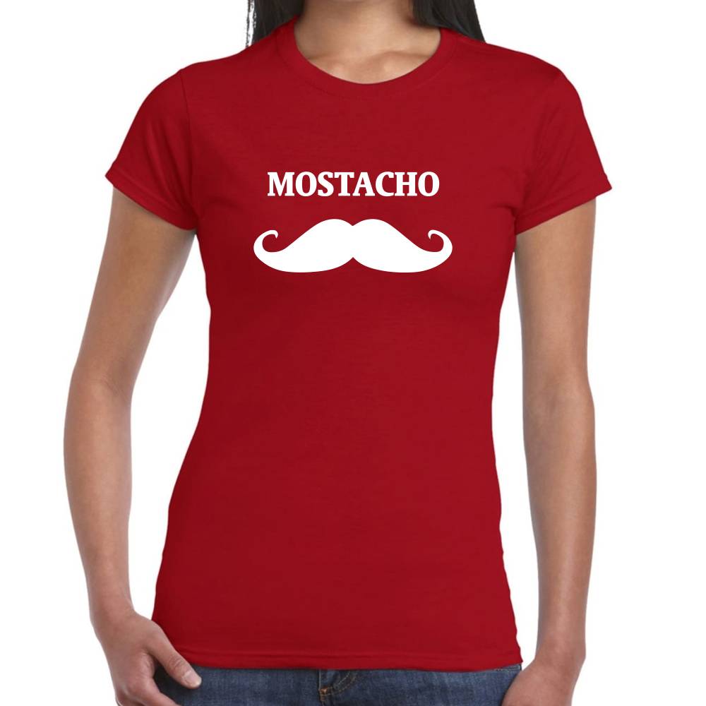 Playera Mostacho Bigote Algodón Premium #0002971