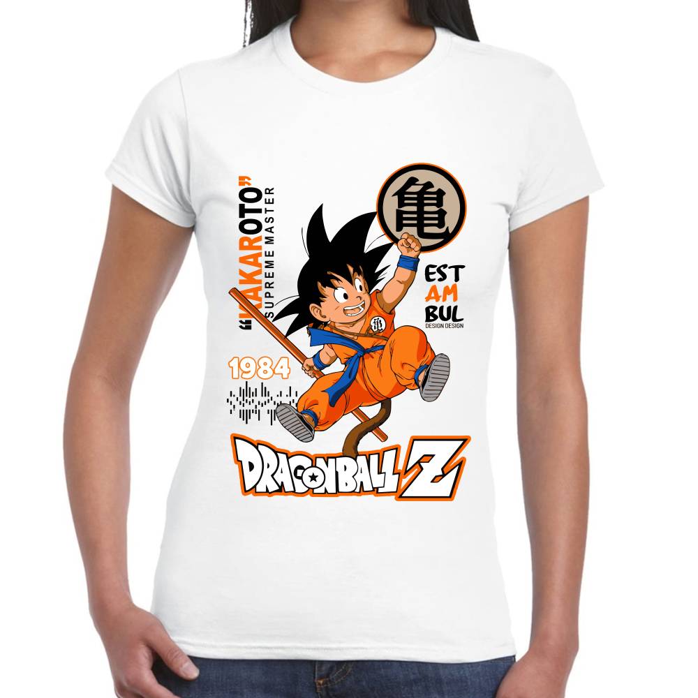 Playera Goku Kakaroto 1984 Dragon Ball Algodón Premium #0002972 Imagen secundaria del producto