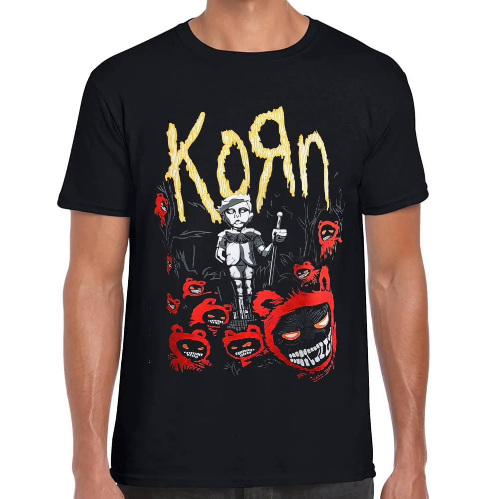 Playera de Korn Rock Algodón Premium #0002977