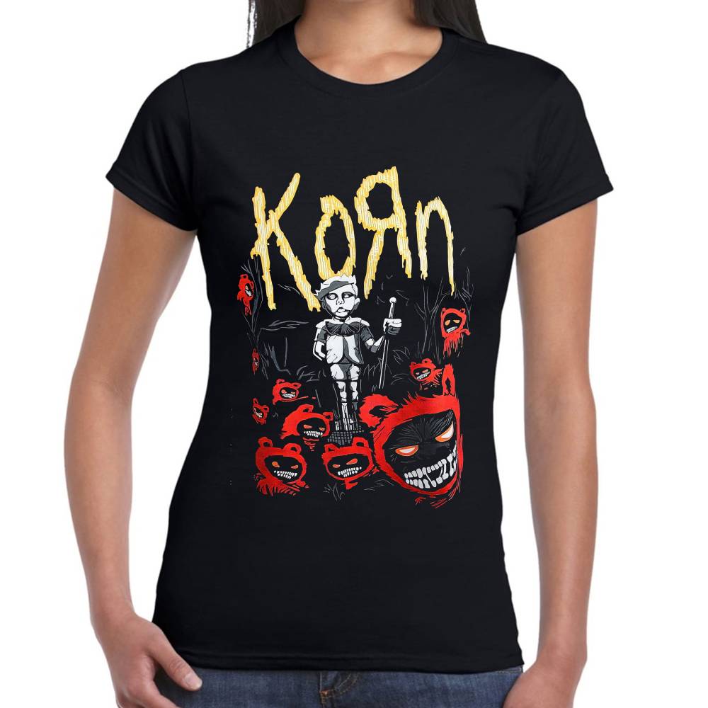 Playera de Korn Rock Algodón Premium #0002977