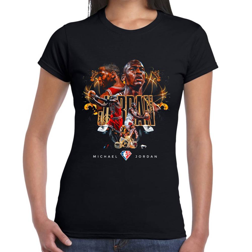 Playera Michael Jordan Chicago Bull NBA Algodón Premium #0002984 Imagen secundaria del producto
