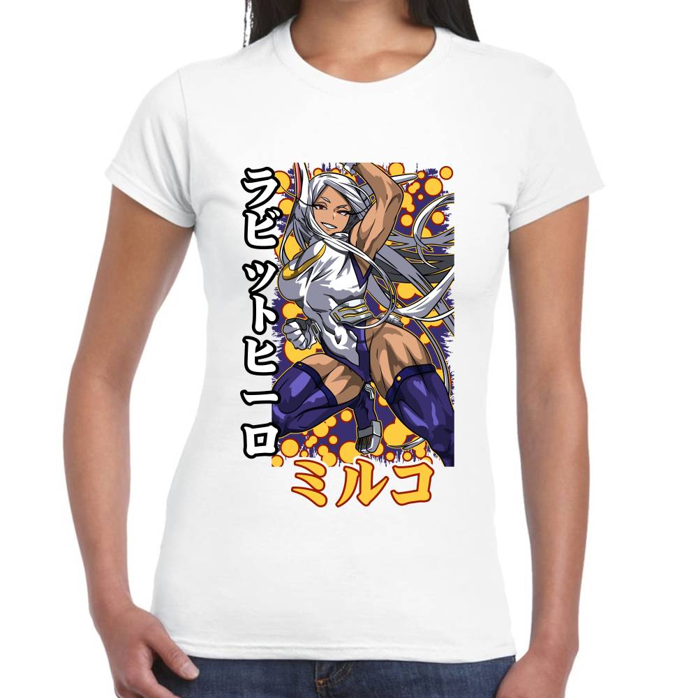 Playera Mirko My Hero Academia Algodón Premium #0002985