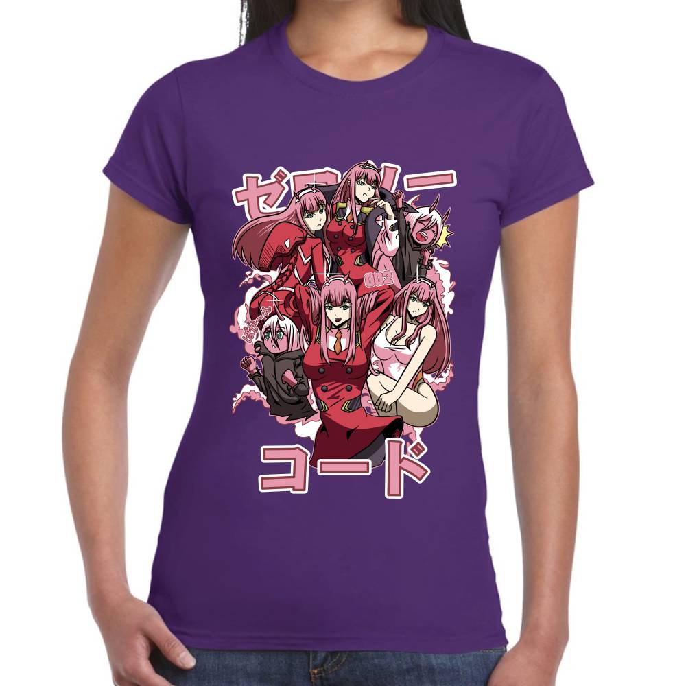 Playera Zero Two Darling in the FranXX Algodón Premium #0002986
