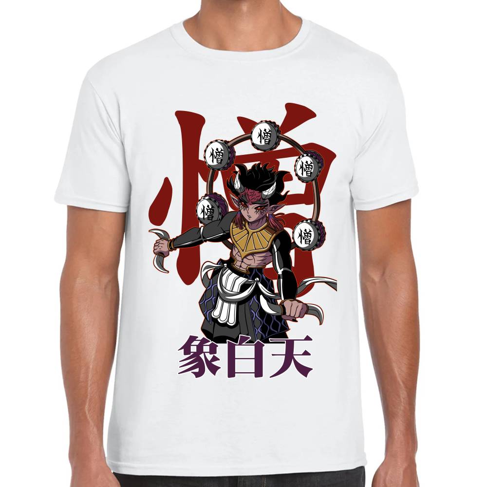 Playera Hantengu Demon Slayer Full Algodón Premium #0002987