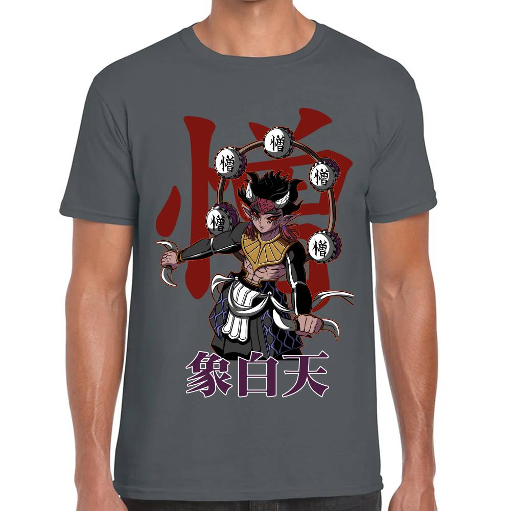 Playera Hantengu Demon Slayer Full Algodón Premium #0002987