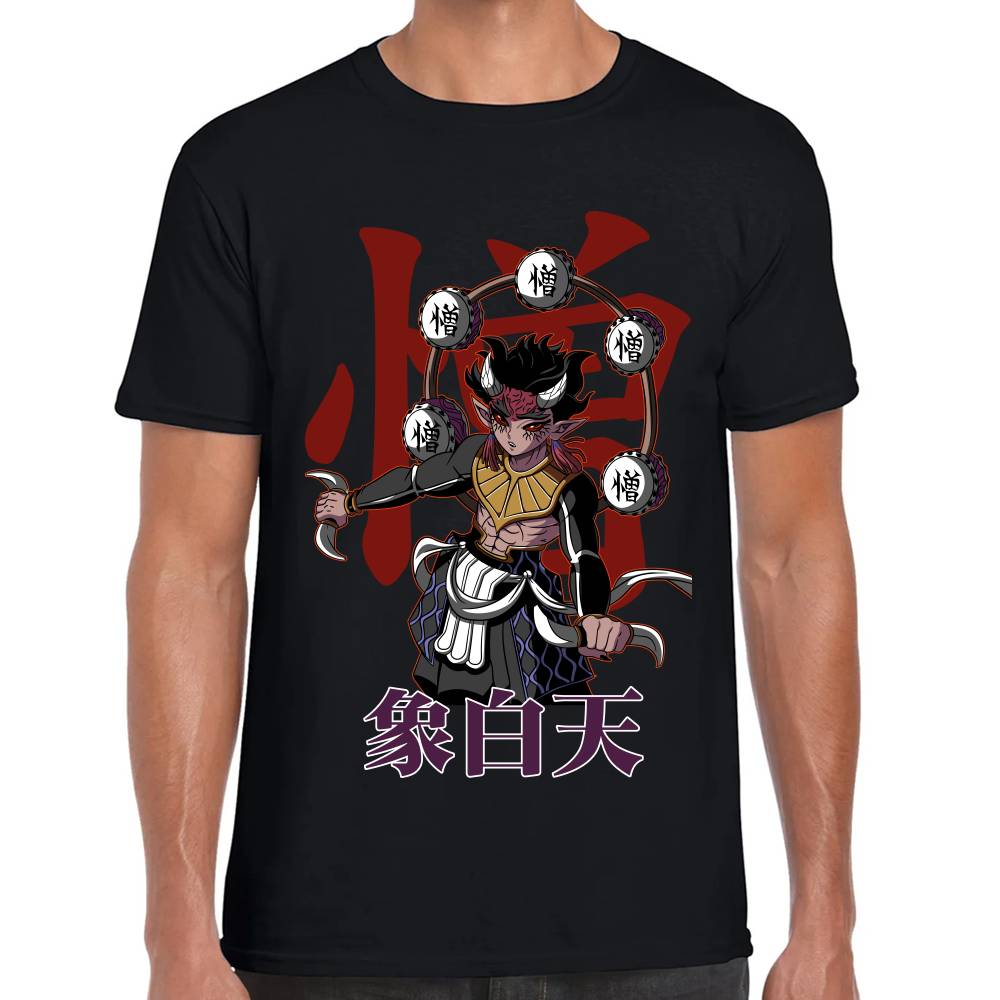 Playera Hantengu Demon Slayer Full Algodón Premium #0002987 Imagen principal del producto