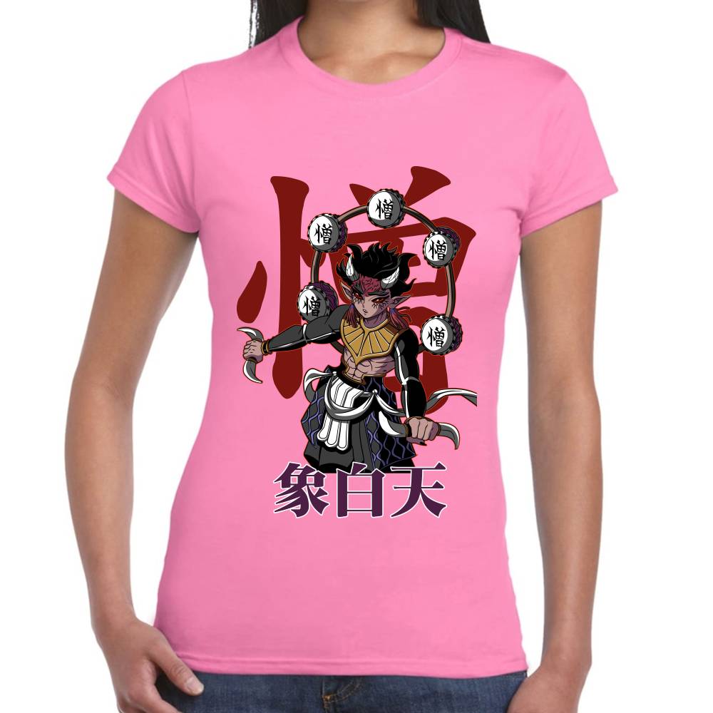 Playera Hantengu Demon Slayer Full Algodón Premium #0002987