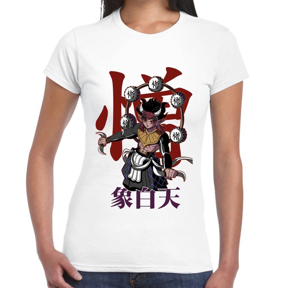 Playera Hantengu Demon Slayer Full Algodón Premium #0002987