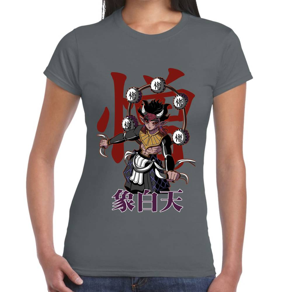 Playera Hantengu Demon Slayer Full Algodón Premium #0002987