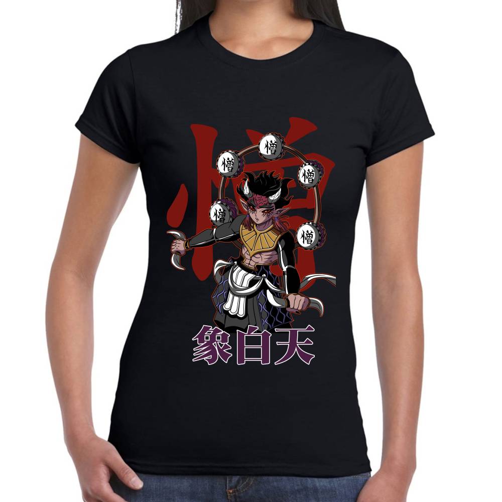 Playera Hantengu Demon Slayer Full Algodón Premium #0002987 Imagen secundaria del producto