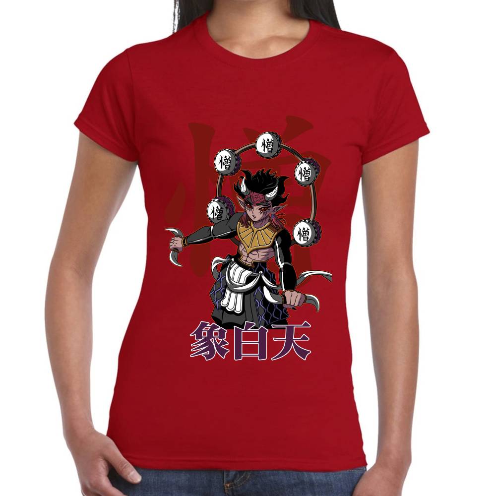 Playera Hantengu Demon Slayer Full Algodón Premium #0002987