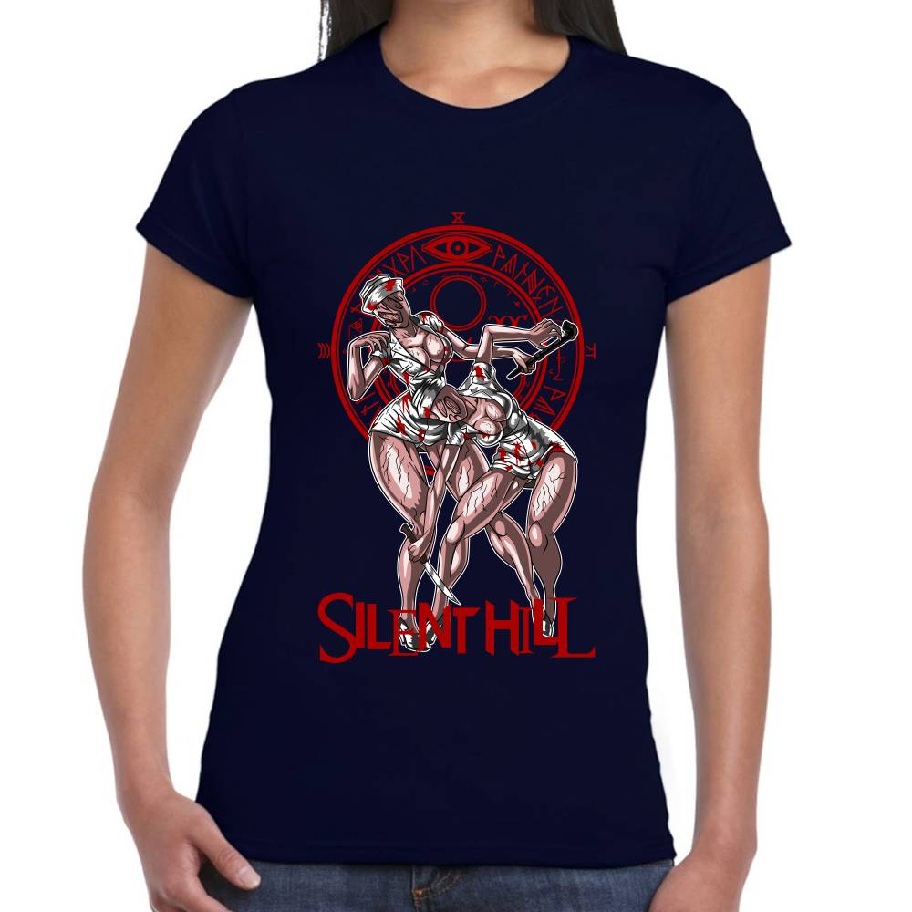 Playera Nurses Silent Hill Algodón Premium #0002989