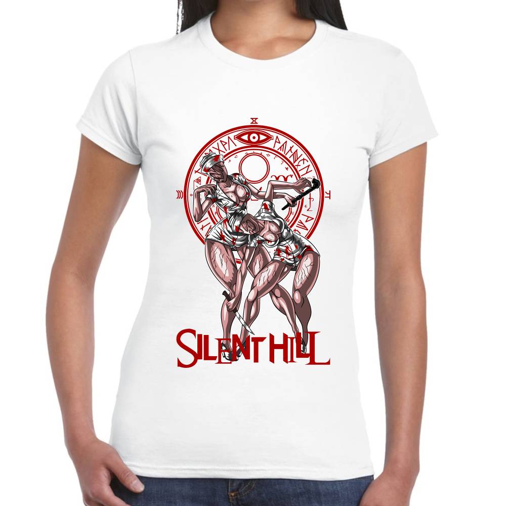 Playera Nurses Silent Hill Algodón Premium #0002989