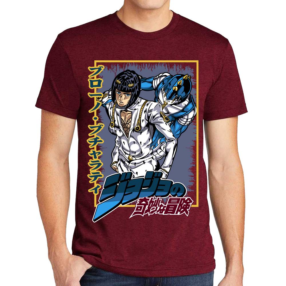 Playera Bruno Bucciarati Jojos Algodón Premium #0002991