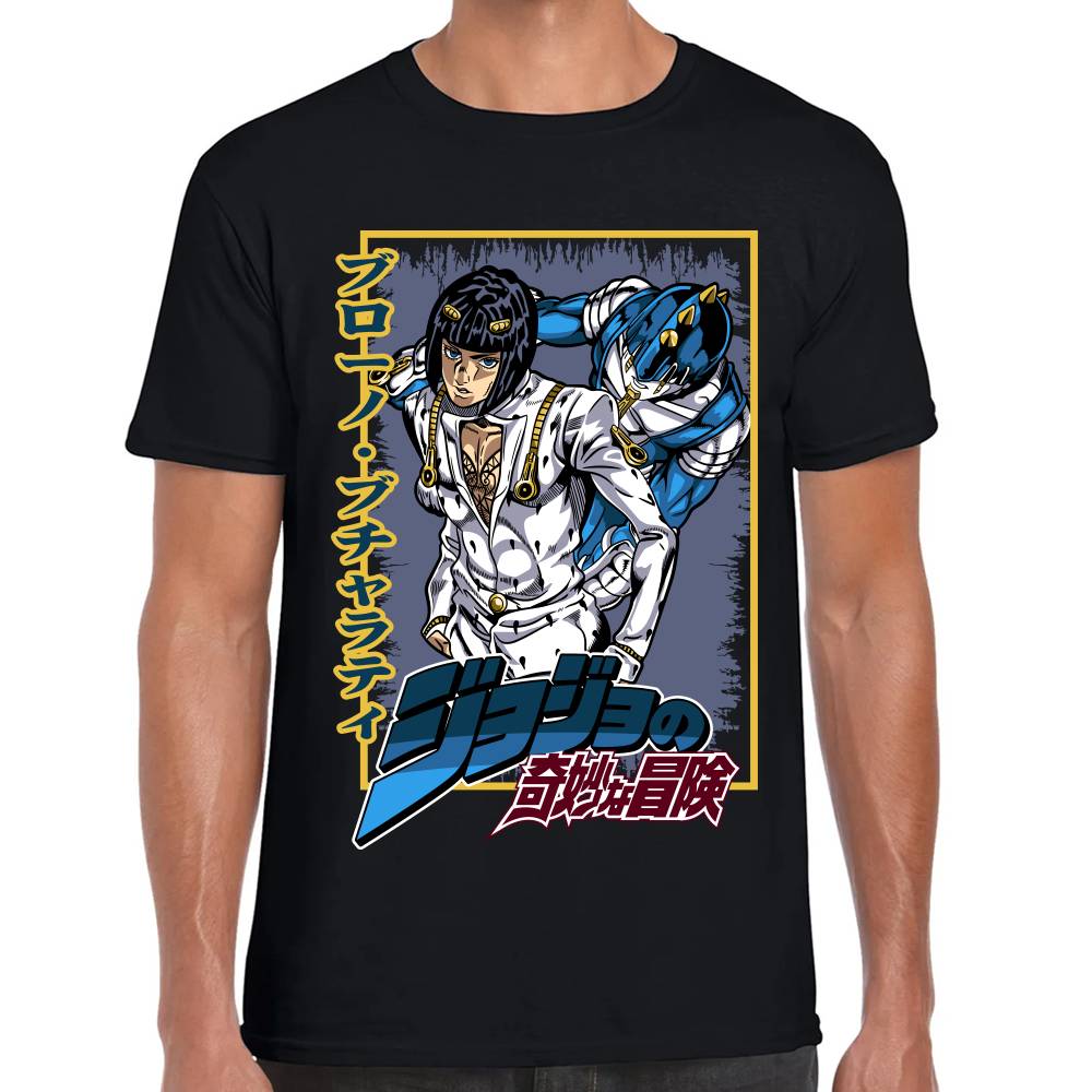 Playera Bruno Bucciarati Jojos Algodón Premium #0002991