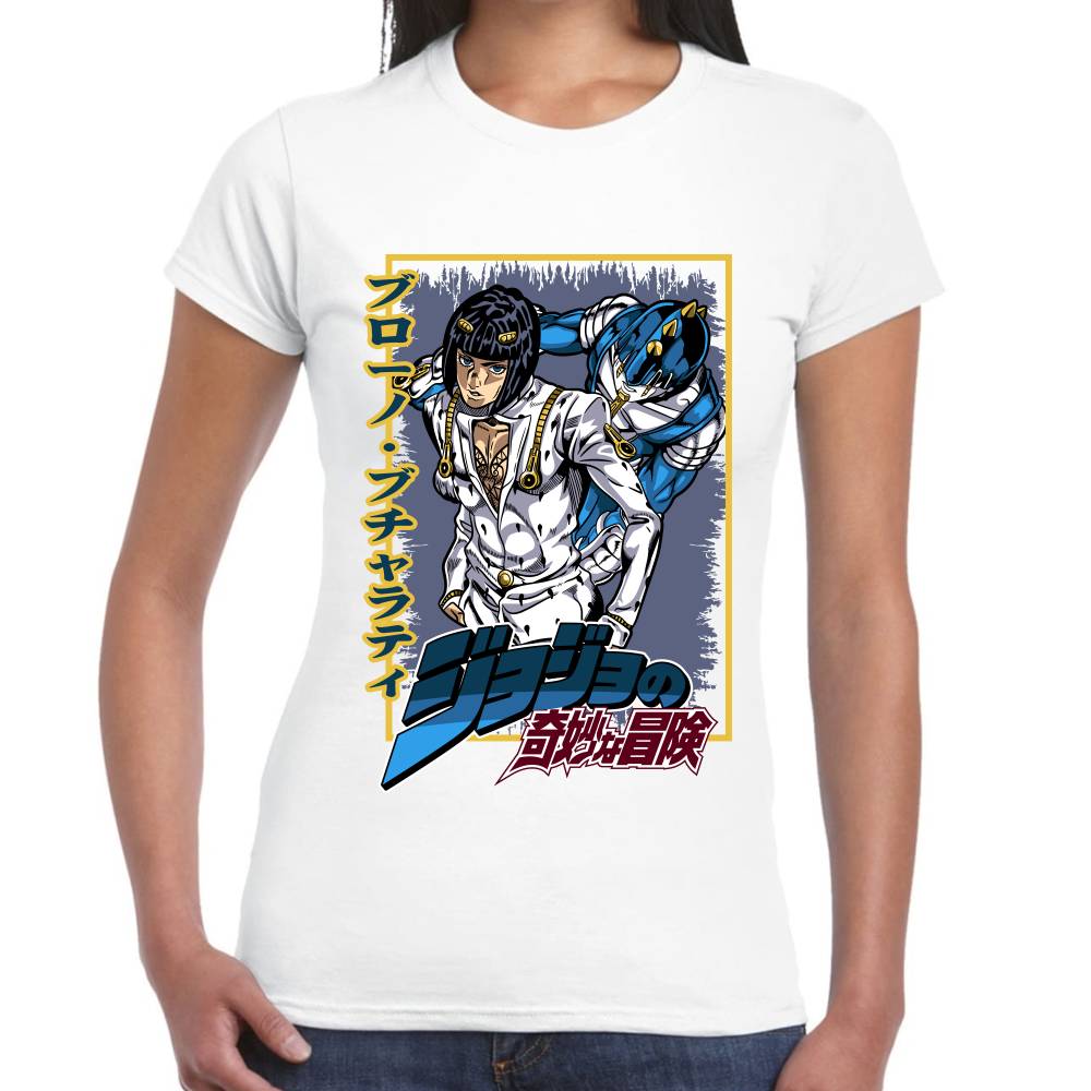 Playera Bruno Bucciarati Jojos Algodón Premium #0002991