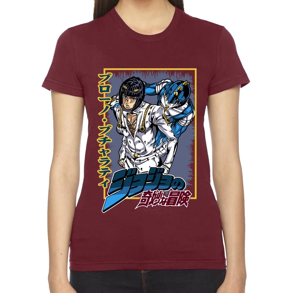 Playera Bruno Bucciarati Jojos Algodón Premium #0002991