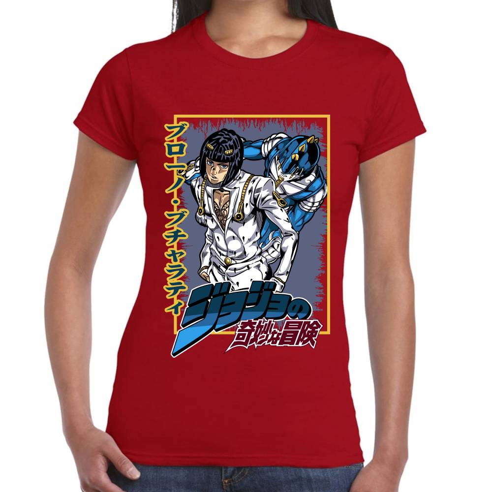 Playera Bruno Bucciarati Jojos Algodón Premium #0002991