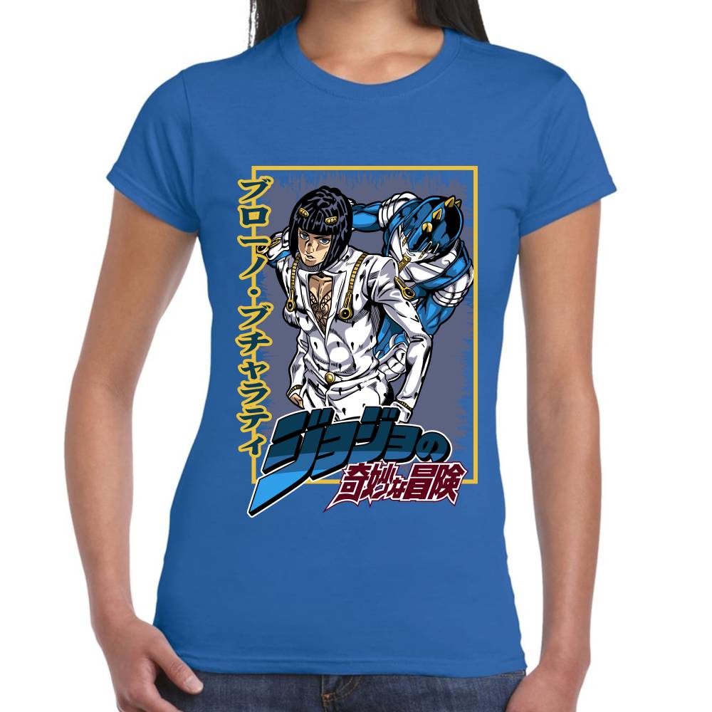 Playera Bruno Bucciarati Jojos Algodón Premium #0002991