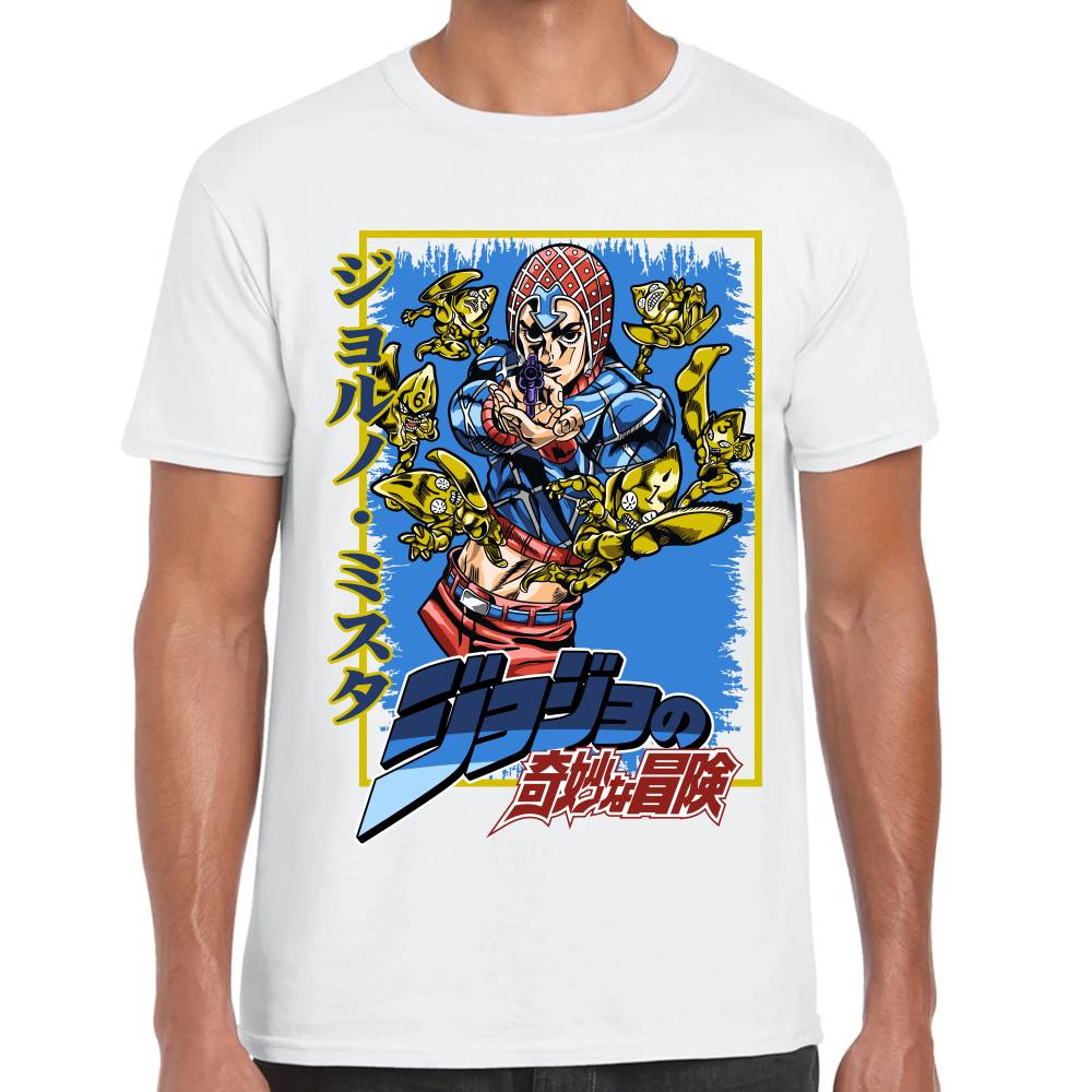Playera Guido Mista Jojos Algodón Premium #0002993