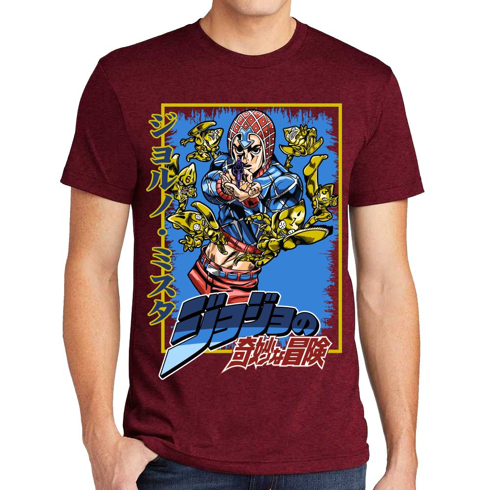 Playera Guido Mista Jojos Algodón Premium #0002993