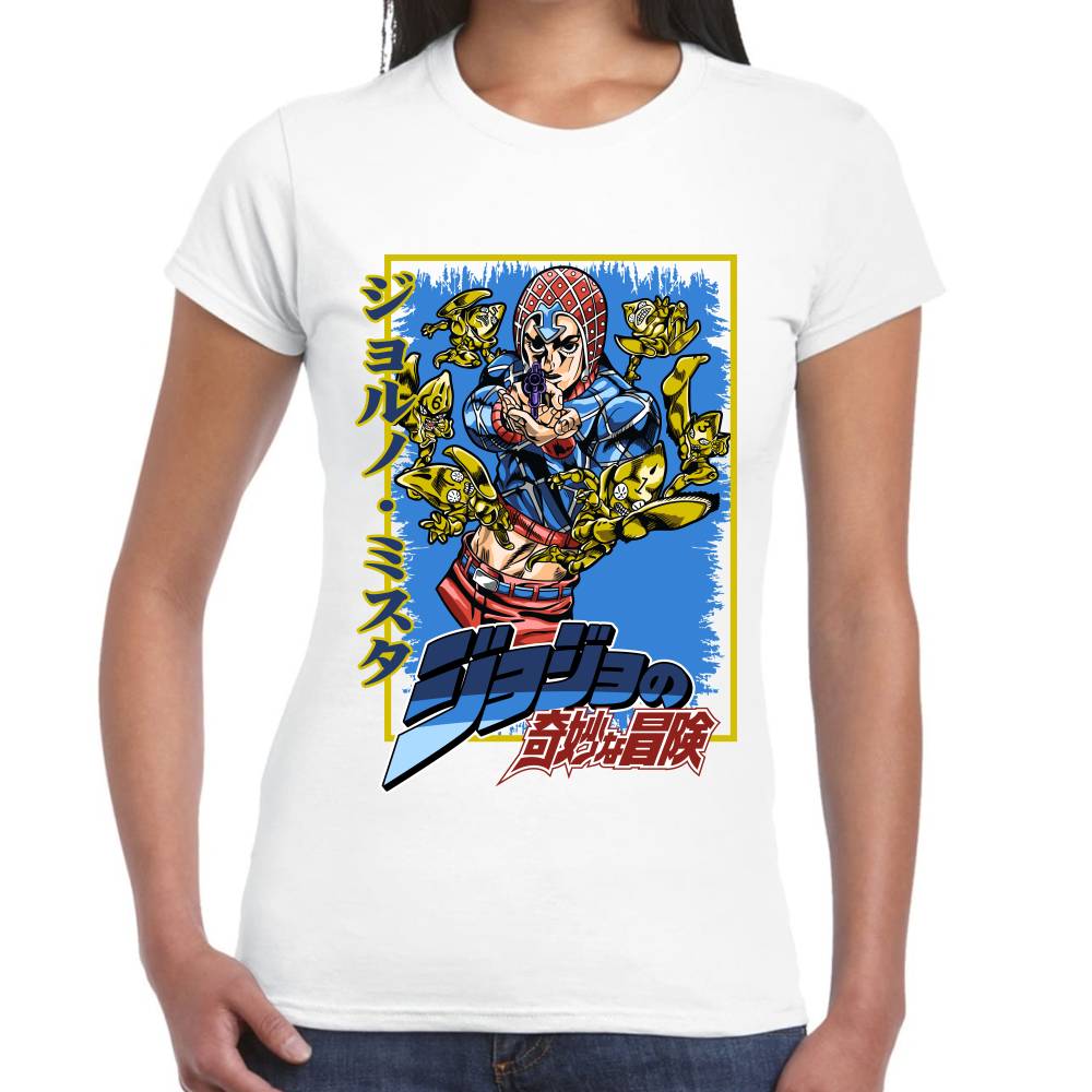 Playera Guido Mista Jojos Algodón Premium #0002993