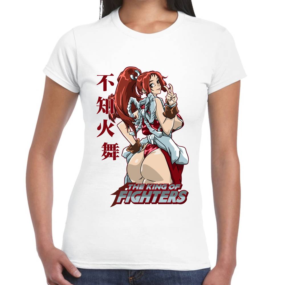 Playera Mai Shiranui The King of Fighters Fatal Fury SNK #0002996
