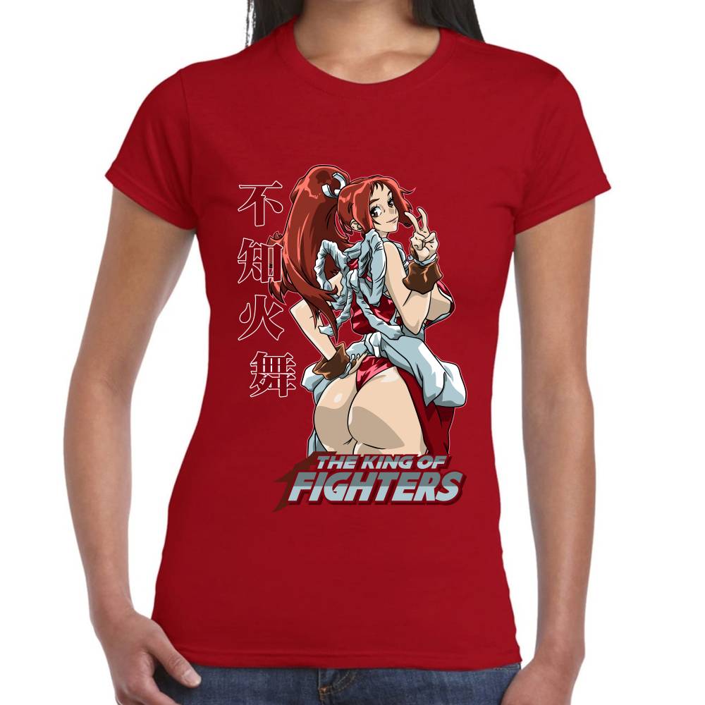 Playera Mai Shiranui The King of Fighters Fatal Fury SNK #0002996