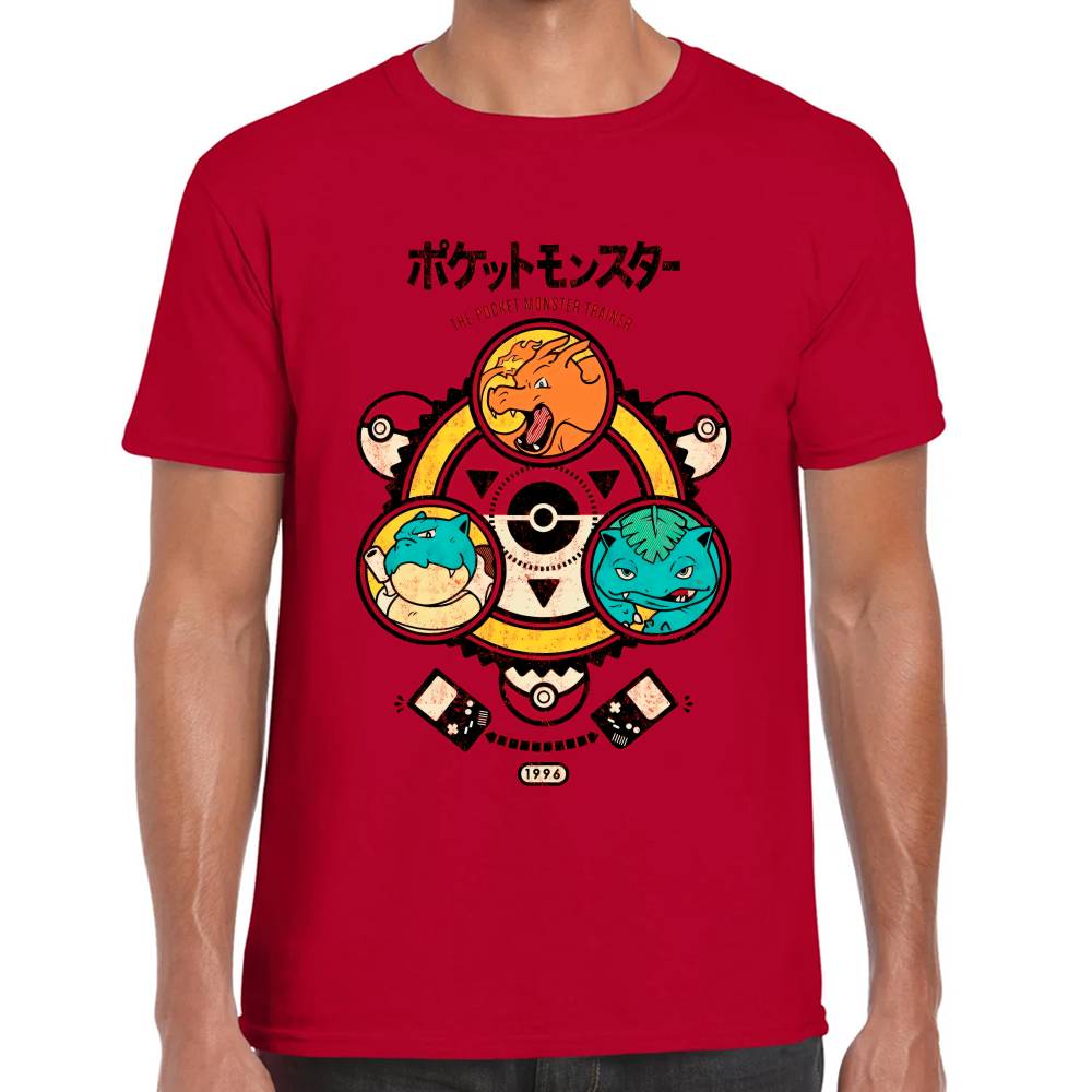 Playera Charizard, Blastoise & Venusaur Iniciales Pokemon Algodón Premium #0003002 Imagen principal del producto