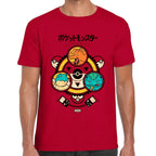 Playera Charizard, Blastoise & Venusaur Iniciales Pokemon Algodón Premium #0003002