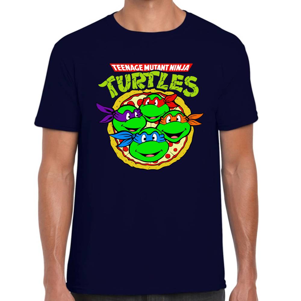 Playera Tortugas Ninja Pizza Algodón Premium #0003003