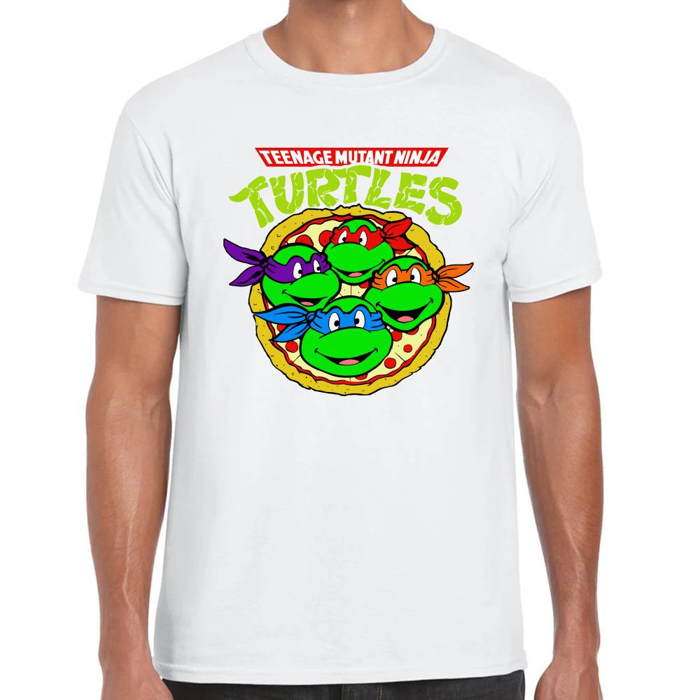 Playera Tortugas Ninja Pizza Algodón Premium #0003003