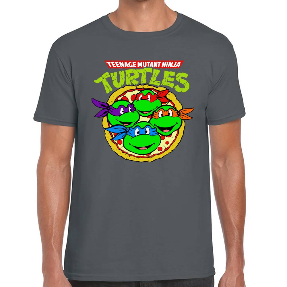 Playera Tortugas Ninja Pizza Algodón Premium #0003003