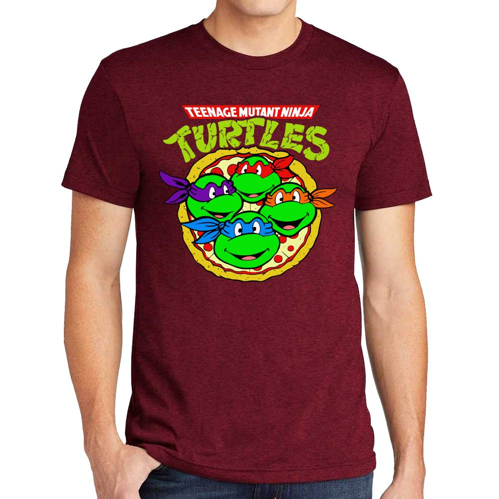 Playera Tortugas Ninja Pizza Algodón Premium #0003003