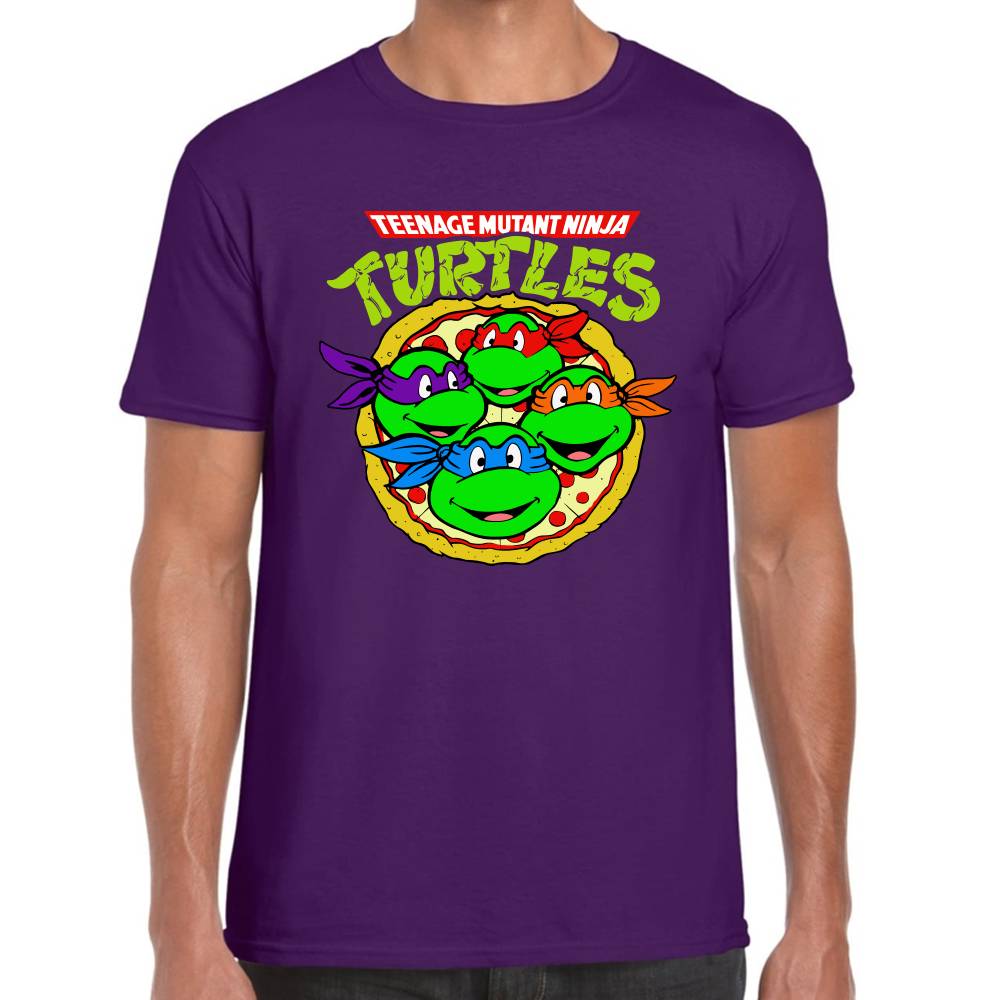 Playera Tortugas Ninja Pizza Algodón Premium #0003003