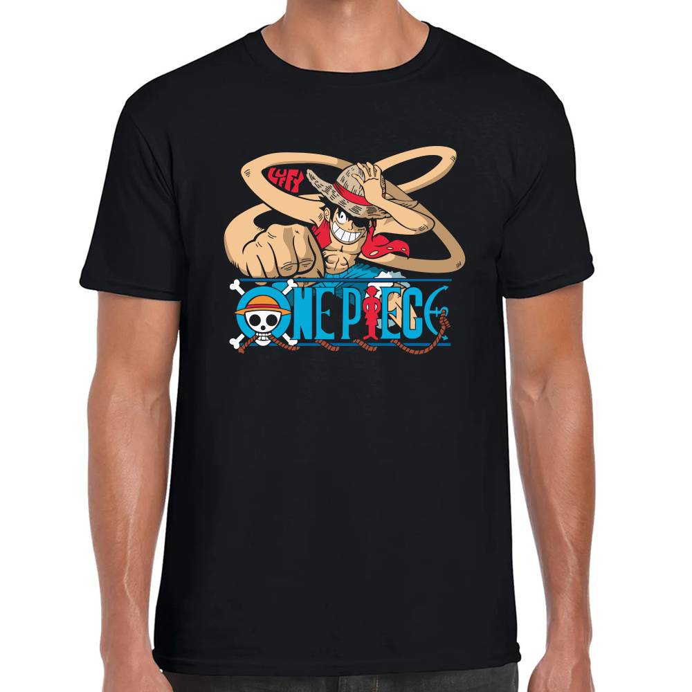 Playera Luffy One Piece Algodón Premium #0003010