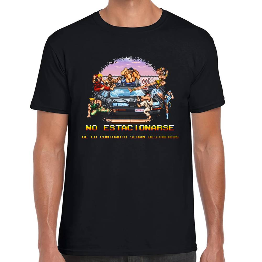 Playera Street Fighter No Estacionarse  #0003011