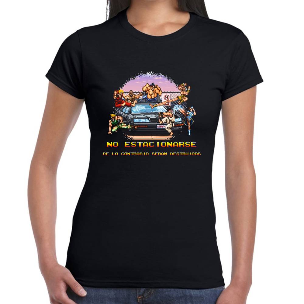 Playera Street Fighter No Estacionarse  #0003011 Imagen secundaria del producto