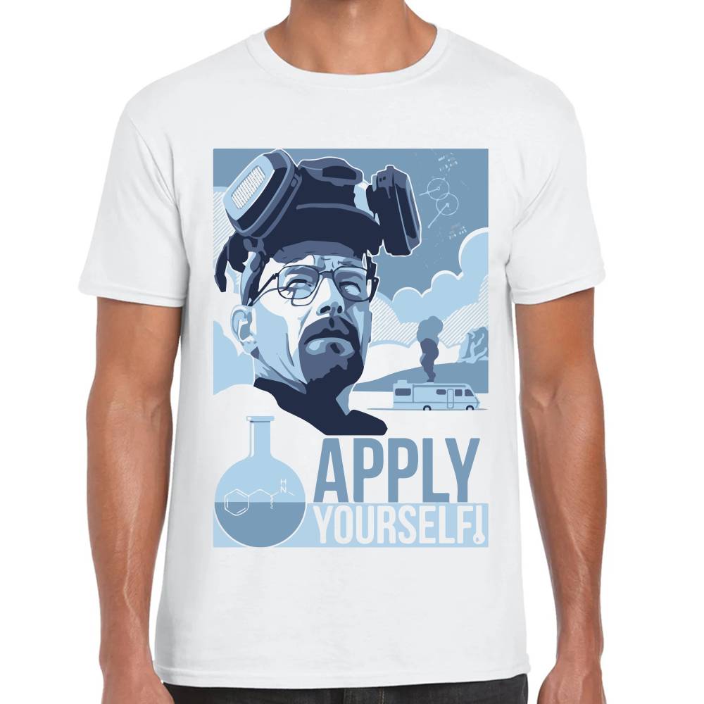 Playera Walter White Breaking Bad Apply Yourself #0003014 Imagen principal del producto